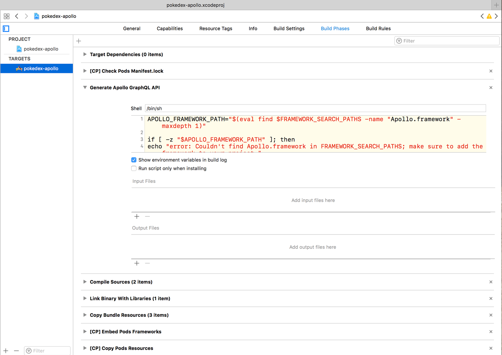 Final setup should look like this